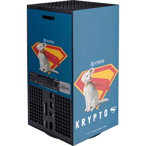 Superman 2025 Krypto the Super Dog XBox Series X Digital Edition Console Skin